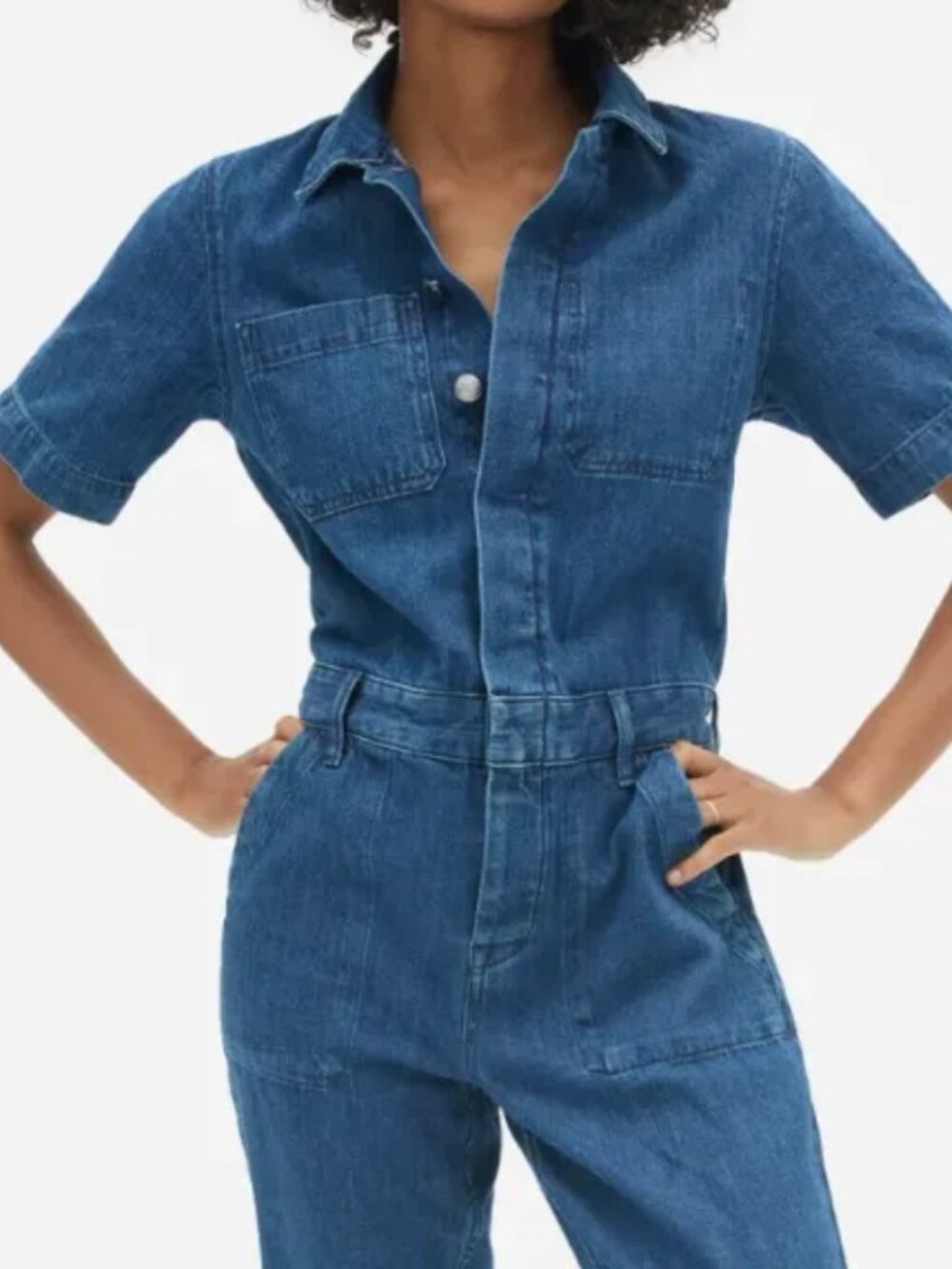 Everlane Supersoft Jean Coverall, size 12